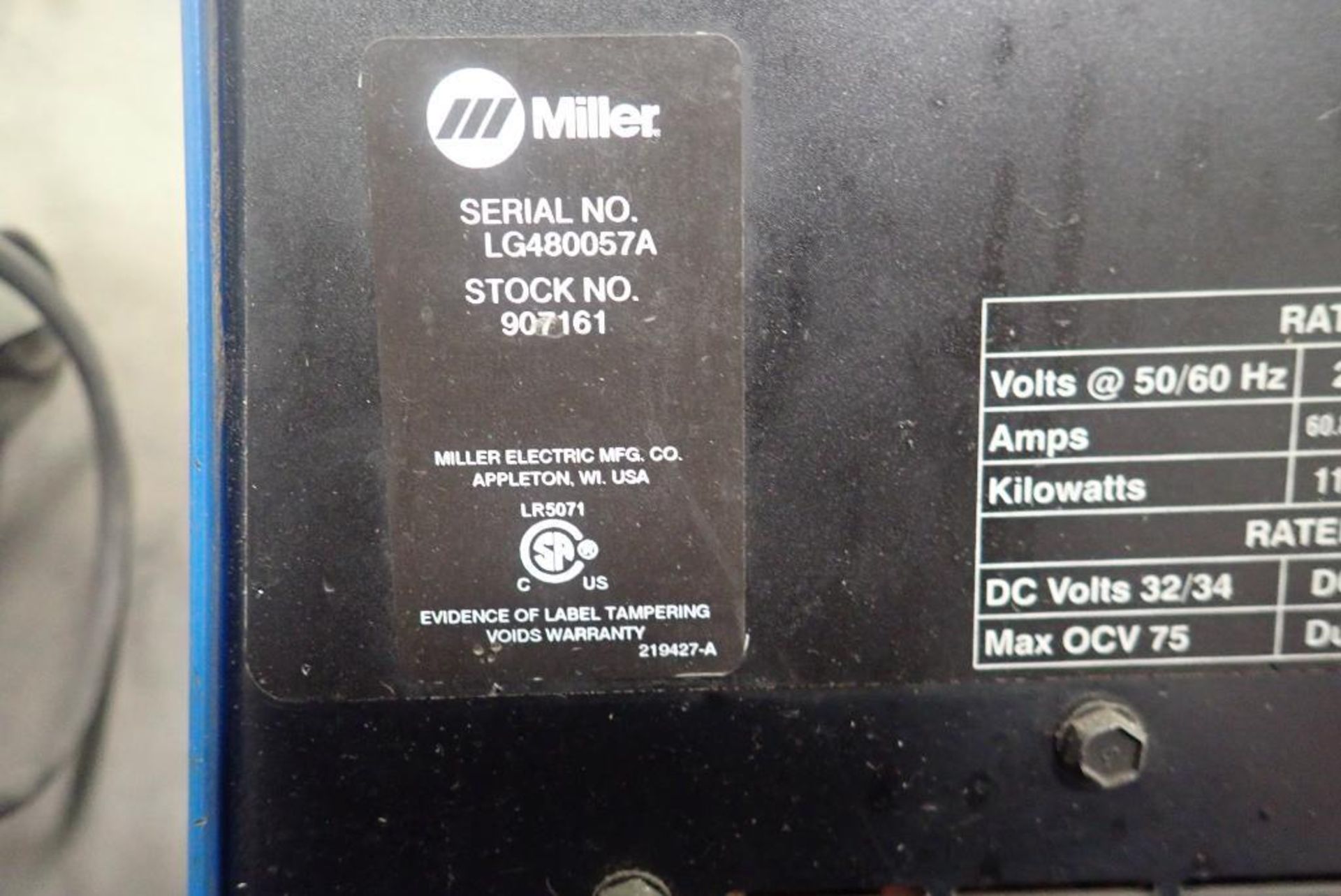Miller XMT 350 CC/CV Welding Power Source. SN LG480057A. - Image 2 of 2