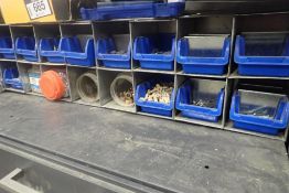 Lot of Bolt Bin w/Asst. Screws, Washers, Nuts, Bolts, Rivets, etc.