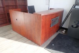 Bullnose L-Shaped 71"x71" Reception Desk.