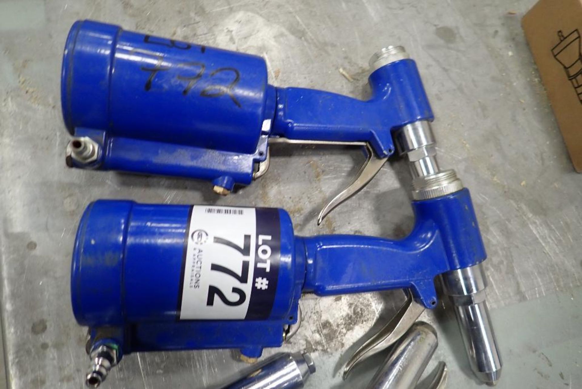 Lot of (2) Pneumatic Rivet Guns.