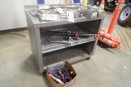 Mobile 3-tier Metal Shop Bench.