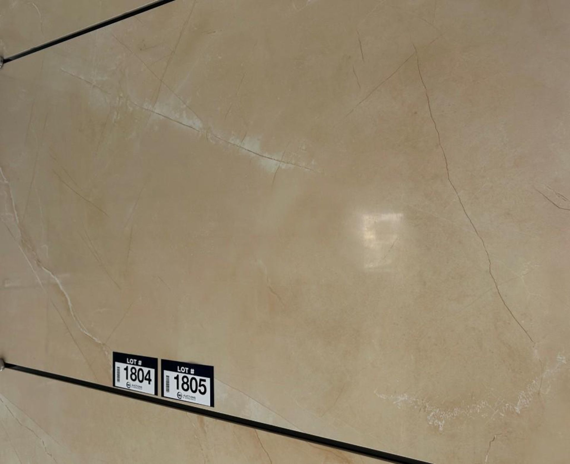 Lot of Approx. (29) Boxes- 696sq ft Ferrara Polished PST7 Lime 24x48 Porcelain Tile.