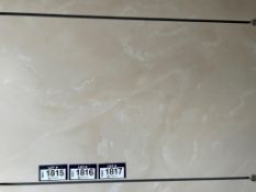 Lot of Approx. (36) Boxes- 864sq ft Ferrara Matte ST3 Crema 24x48 Porcelain Tile.