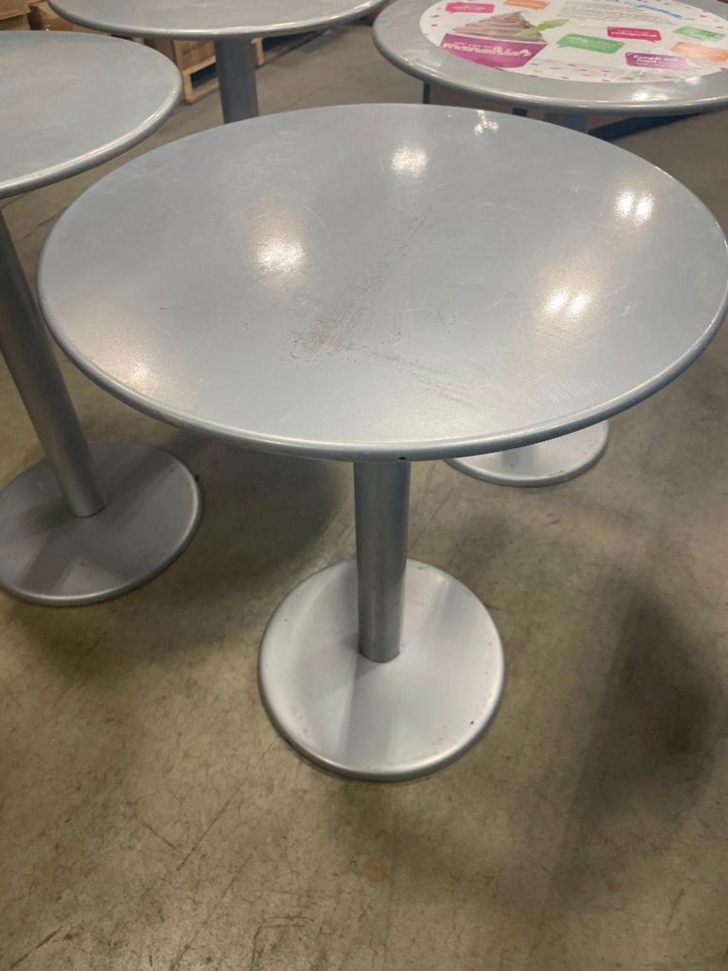 (4) EMU 900H 24" ROUND INDOOR/OUTDOOR BISTRO TABLE - Image 4 of 7