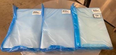 3 PACKS OF 8" X 12" VACUUM PACKAGING BAGS, OMCAN 10209 - NEW