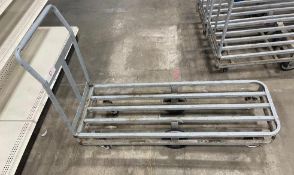 GREY STEEL WAREHOUSE STOCKING CART