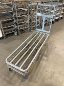 GREY STEEL WAREHOUSE STOCKING CART