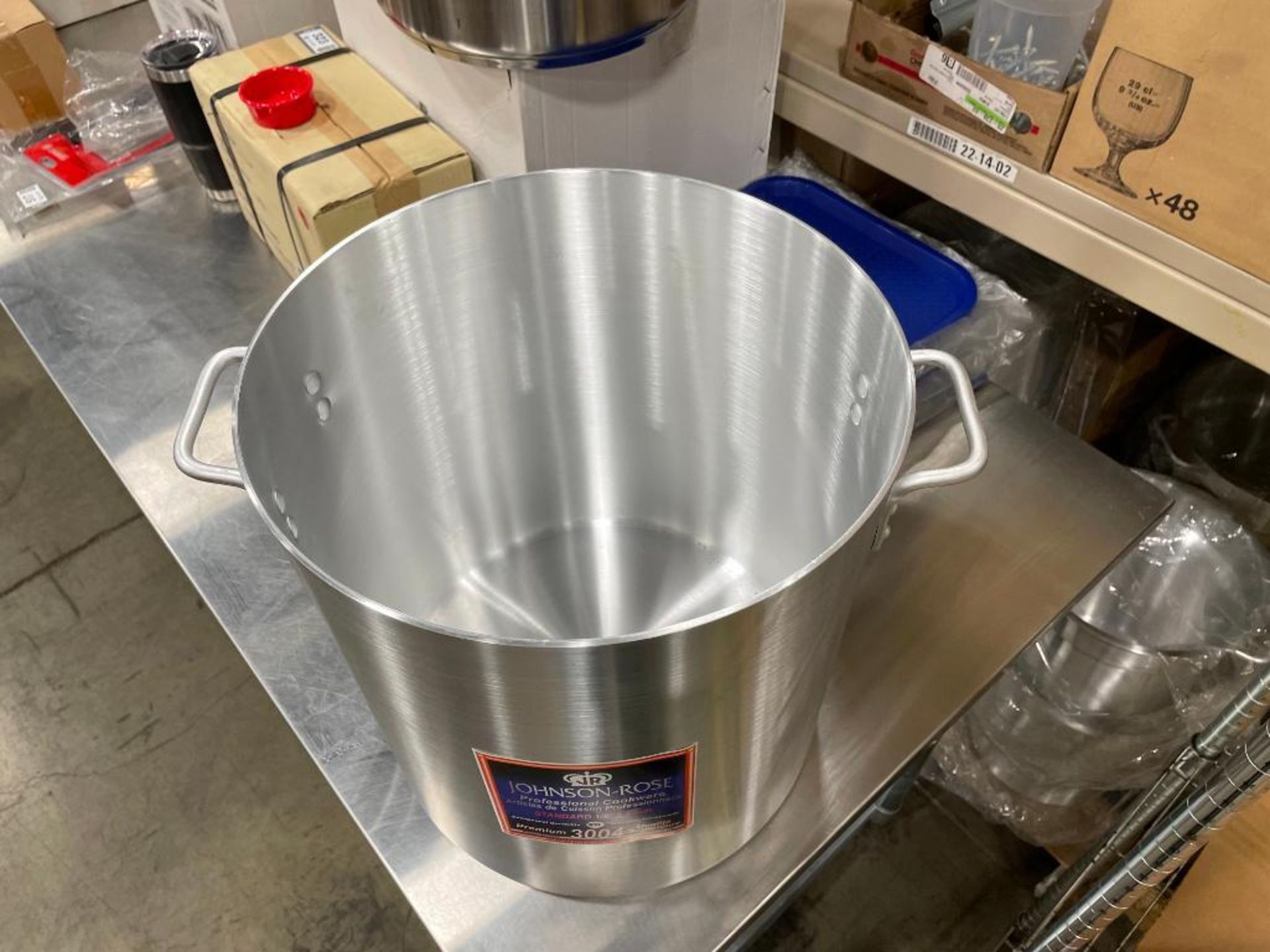 40QT PREMIUM ALUMINUM STOCK POT, JOHNSON ROSE 65540 - NEW - Image 2 of 5