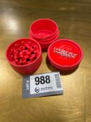 RED 3-PIECE SANTA CRUZ SHREDDER GRINDER