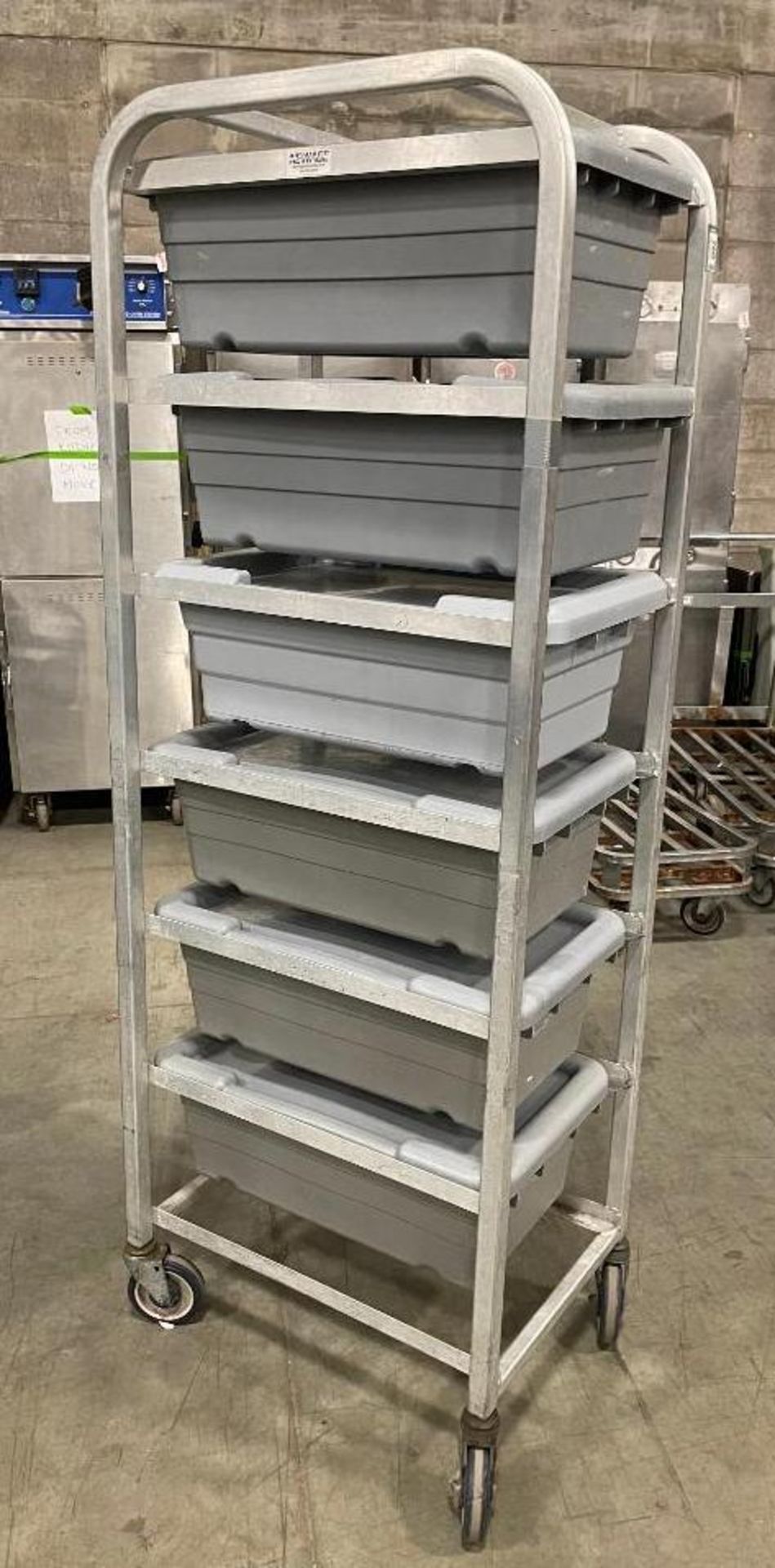 NEW-AGE INDUSTRIAL 6-TIER LUG CART WITH (6) POLY LUGS - Image 7 of 7