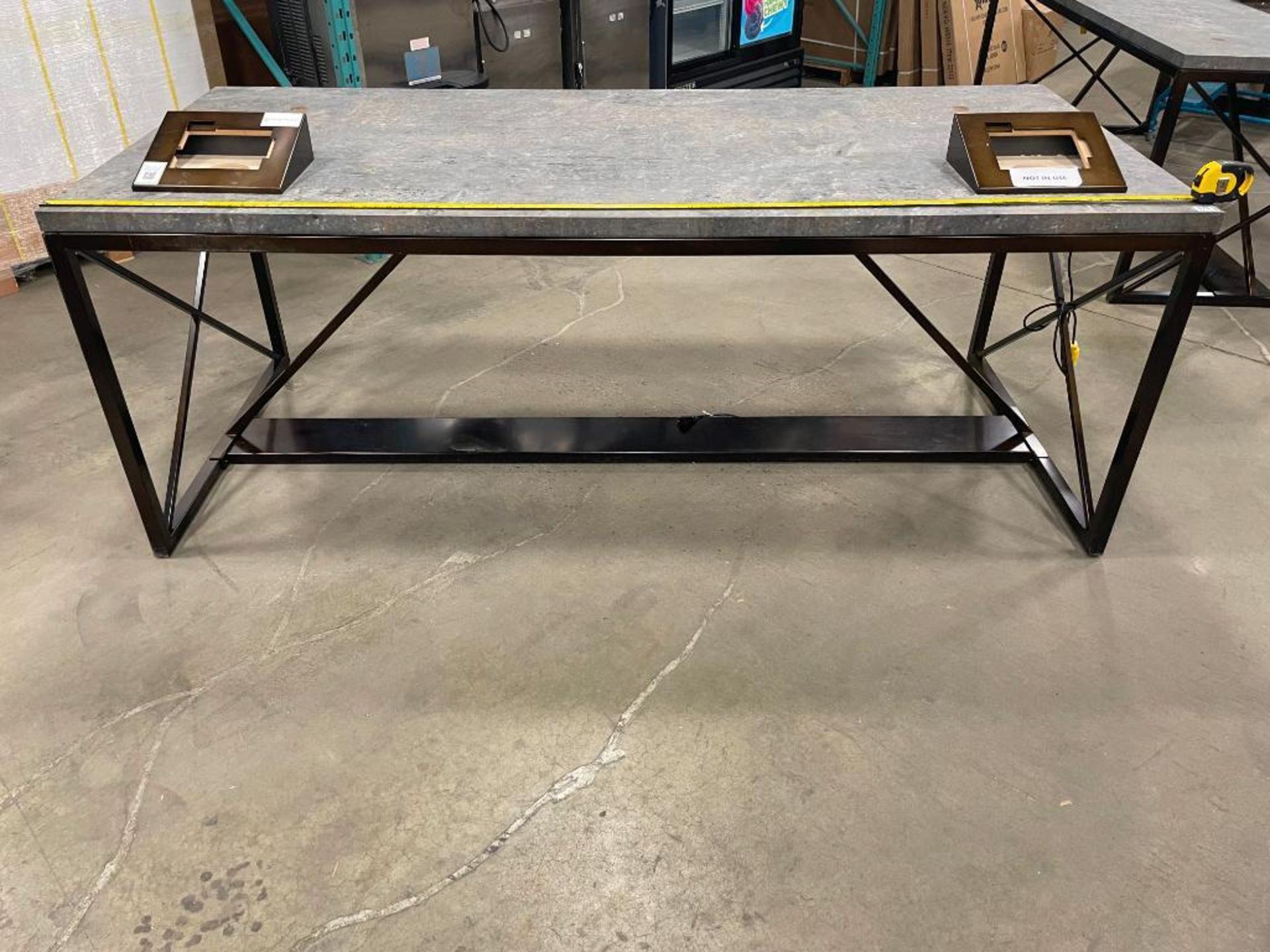 CUSTOM 96" X 42" TABLES WITH TABLET CUTOUTS - Image 11 of 11