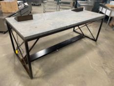 CUSTOM 96" X 42" TABLES WITH TABLET CUTOUTS
