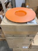 2 CASES OF 12" MOON CARAMEL PRESENTATION PLATE - 12/CASE, ARCOROC - NEW