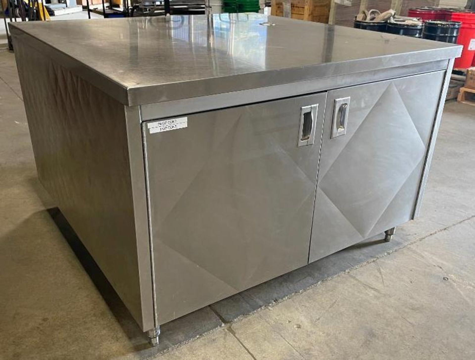 48" FOUR DOOR STAINLESS STEEL STORAGE CABINET/EQUIPMENT STAND - Image 3 of 24