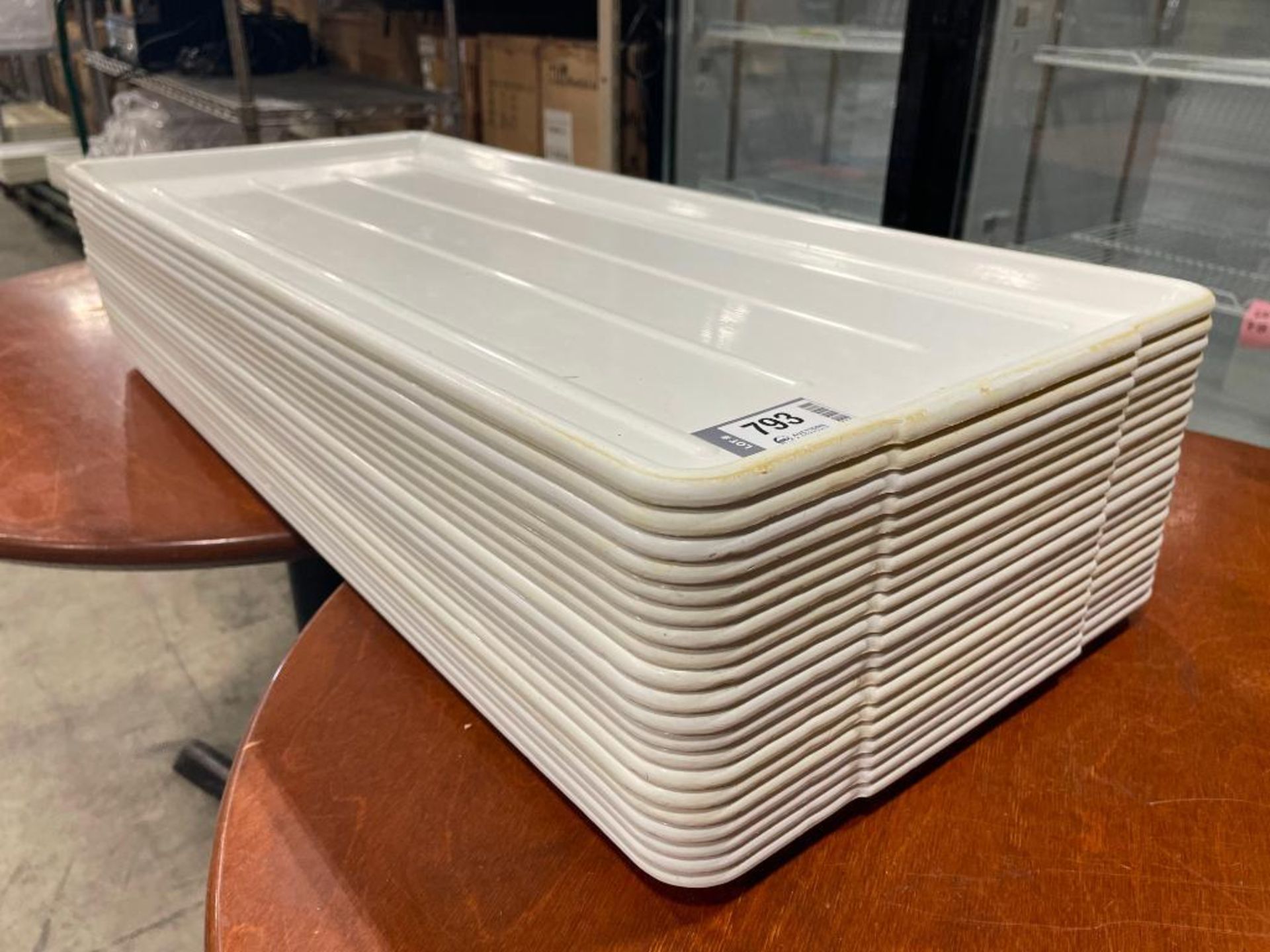LOT OF APPROX. (20) 30" X 12.5" PLASTIC TRAYS - Image 3 of 3