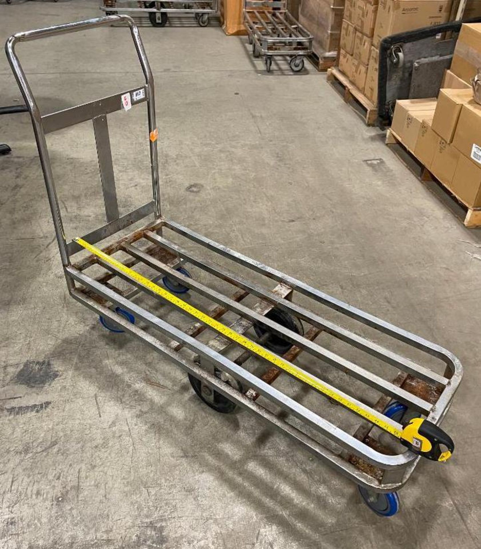 STEEL WAREHOUSE STOCKING CART