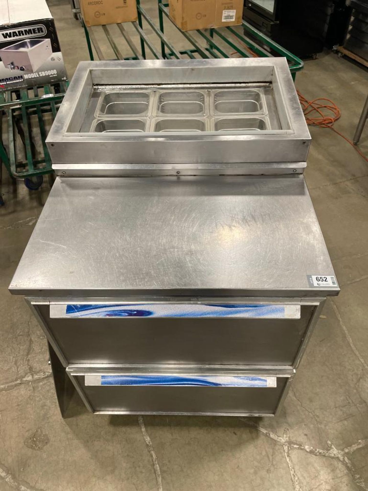 SILVERKING SKPZ27D 2-DRAWER REFRIGERATED PREP TABLE - Image 9 of 10