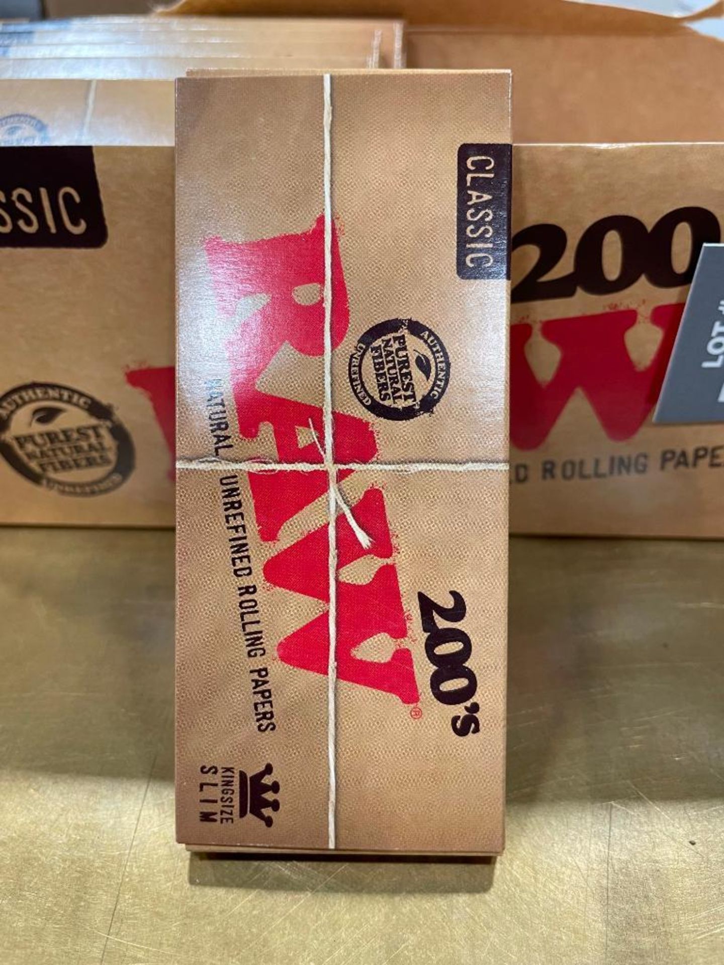 (30) PACKS OF RAW 200s NATURAL UNREFINED ROLLING PAPERS - Image 2 of 4