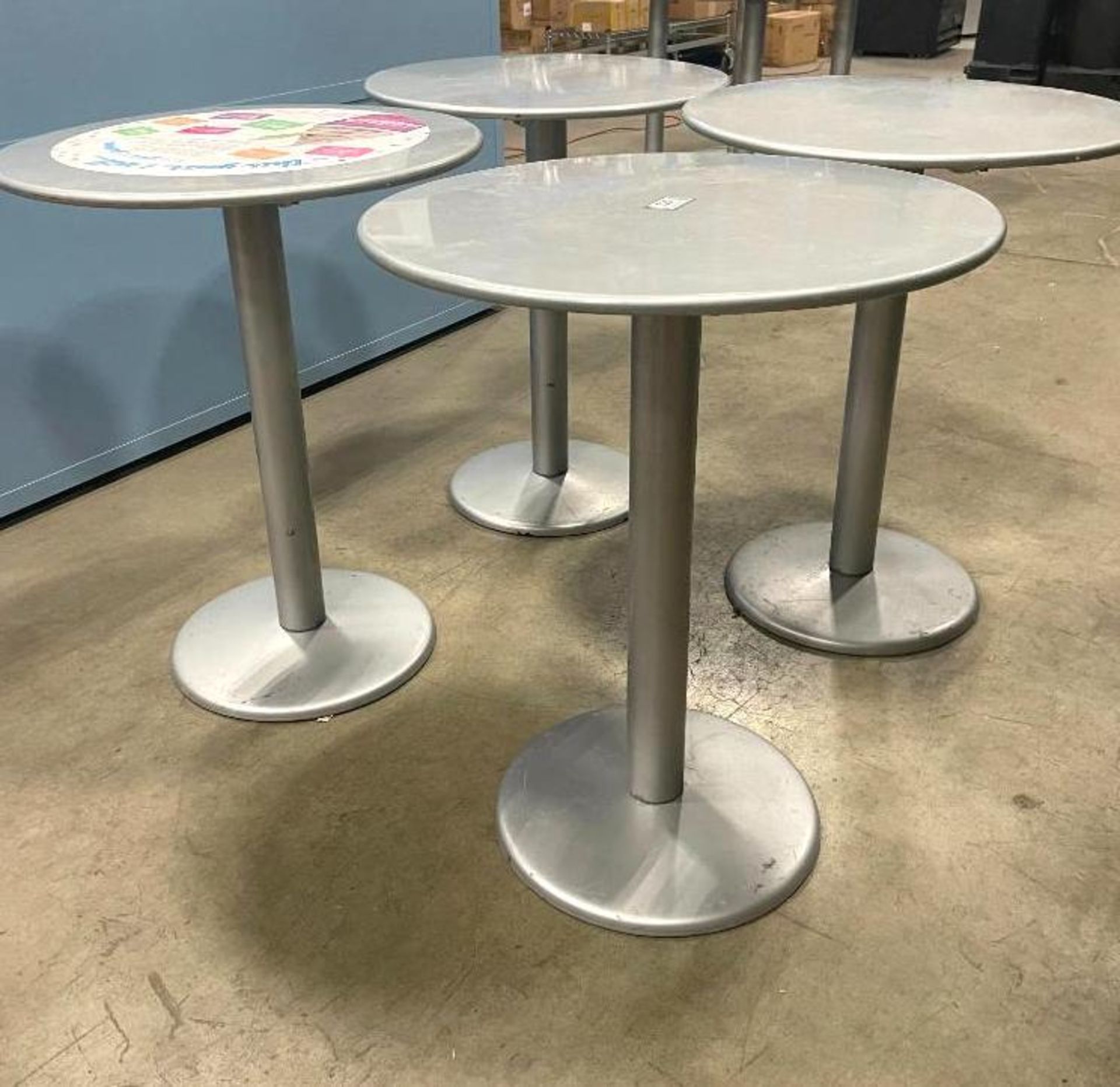 (4) EMU 900H 24" ROUND INDOOR/OUTDOOR BISTRO TABLE - Image 7 of 7