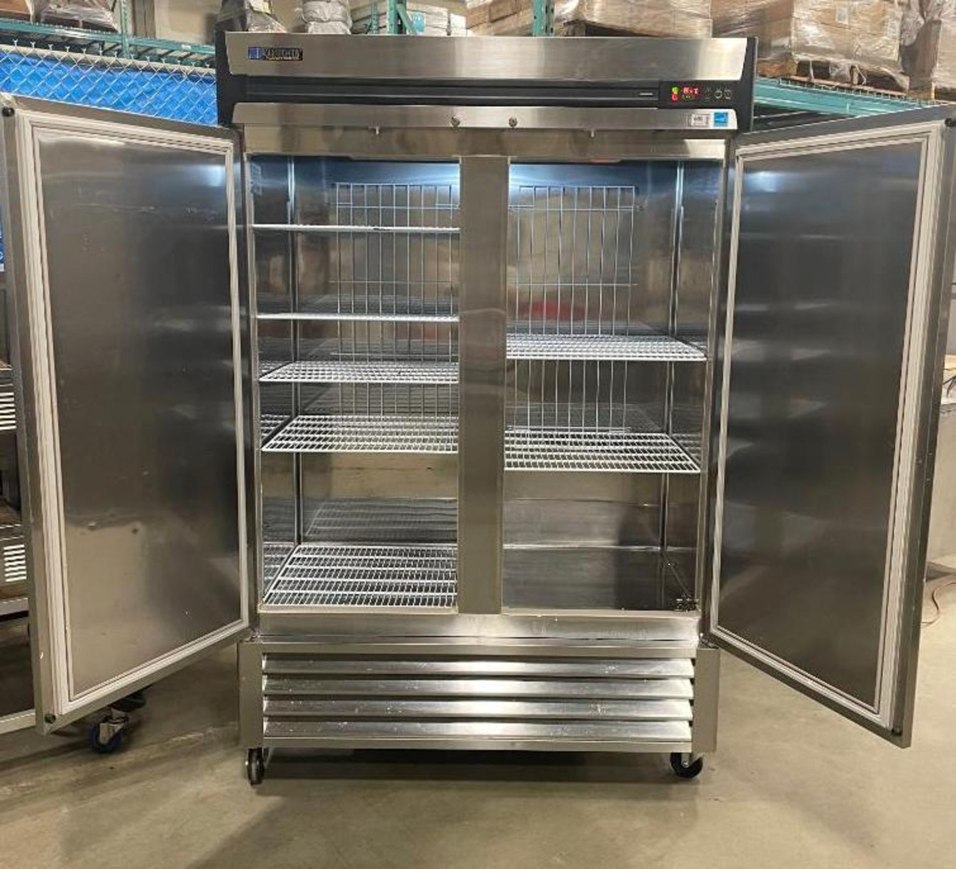 MASTER-BILT R49-S DOUBLE DOOR STAINLESS STEEL REACH-IN COOLER - Image 2 of 16