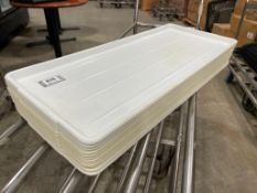 LOT OF APPROX. (12) 30" X 12.5" PLASTIC TRAYS