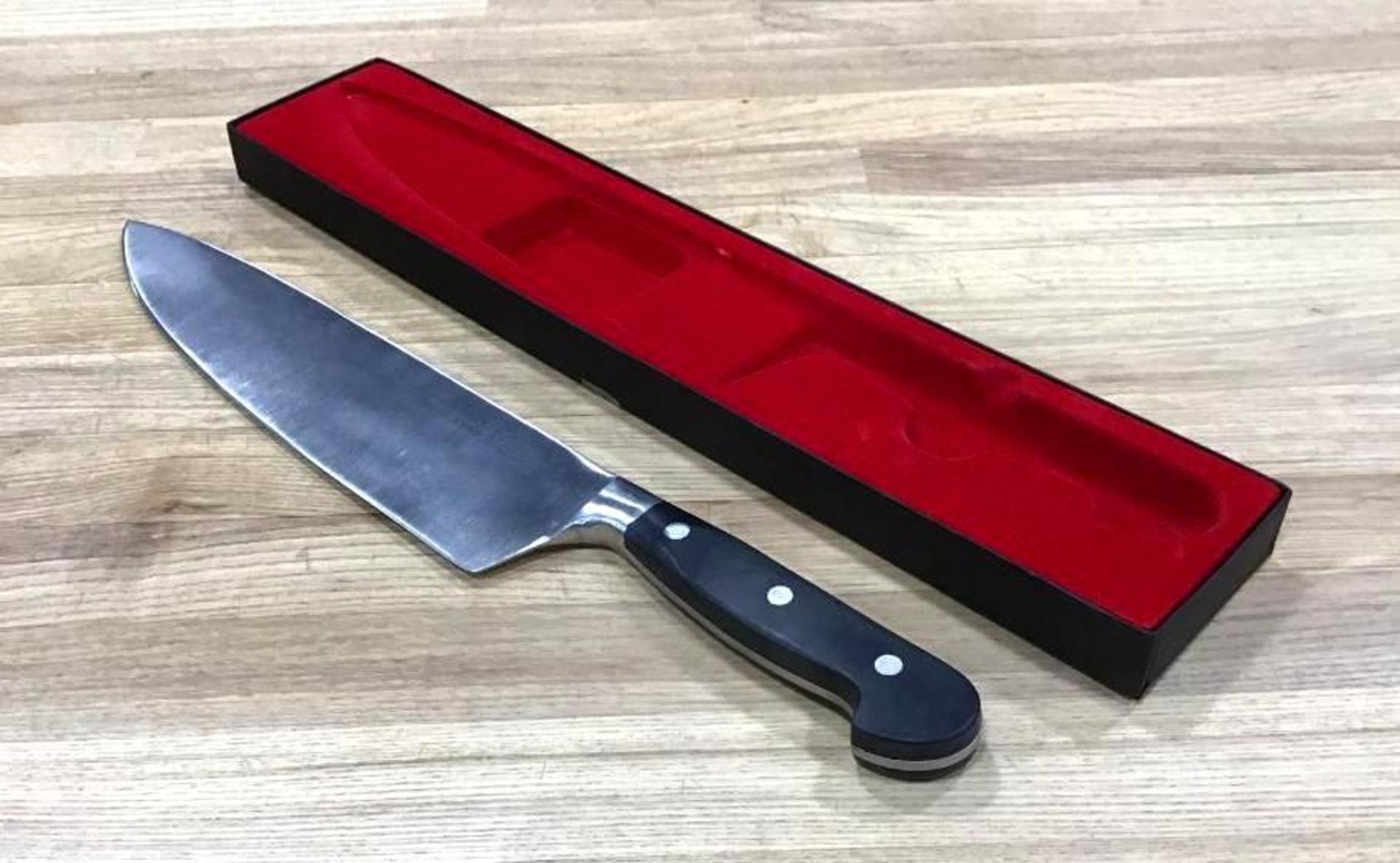 10" PREMIUM ANTON MEDIUM FORGED COOK'S KNIFE, OMCAN 11589 - NEW - Image 3 of 3