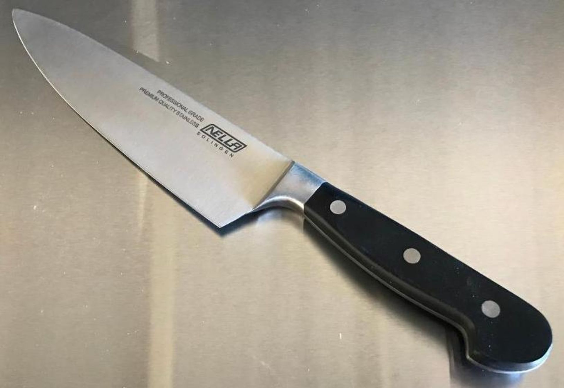 8" NELLA FORGED CHEF'S KNIFE, NELLA 11588 - NEW - Image 3 of 5