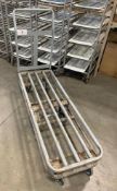 GREY STEEL WAREHOUSE STOCKING CART