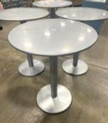 (4) EMU 900H 24" ROUND INDOOR/OUTDOOR BISTRO TABLE