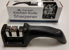 DUAL ACTION KNIFE SHARPENER, UPDATE KS-75 - NEW
