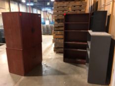 Lot of (3) Assorted Bookshelves