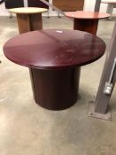 42" Royal Mahogany Round Meeting Table