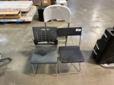 Lot of (1) Plastic Side Chair and (2) Folding Chairs