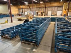 Lot of Approx. (11) 22' x 42" Pallet Racking Uprights