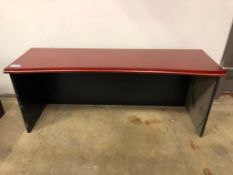 71" x 22" Cherry Desk