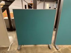 (1) 49" x 54" Mobile Cubicle Partition