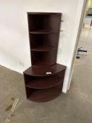 Lot of (2) Asst. Corner Shelves