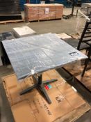 32" x 32" Metal Top Bistro Table