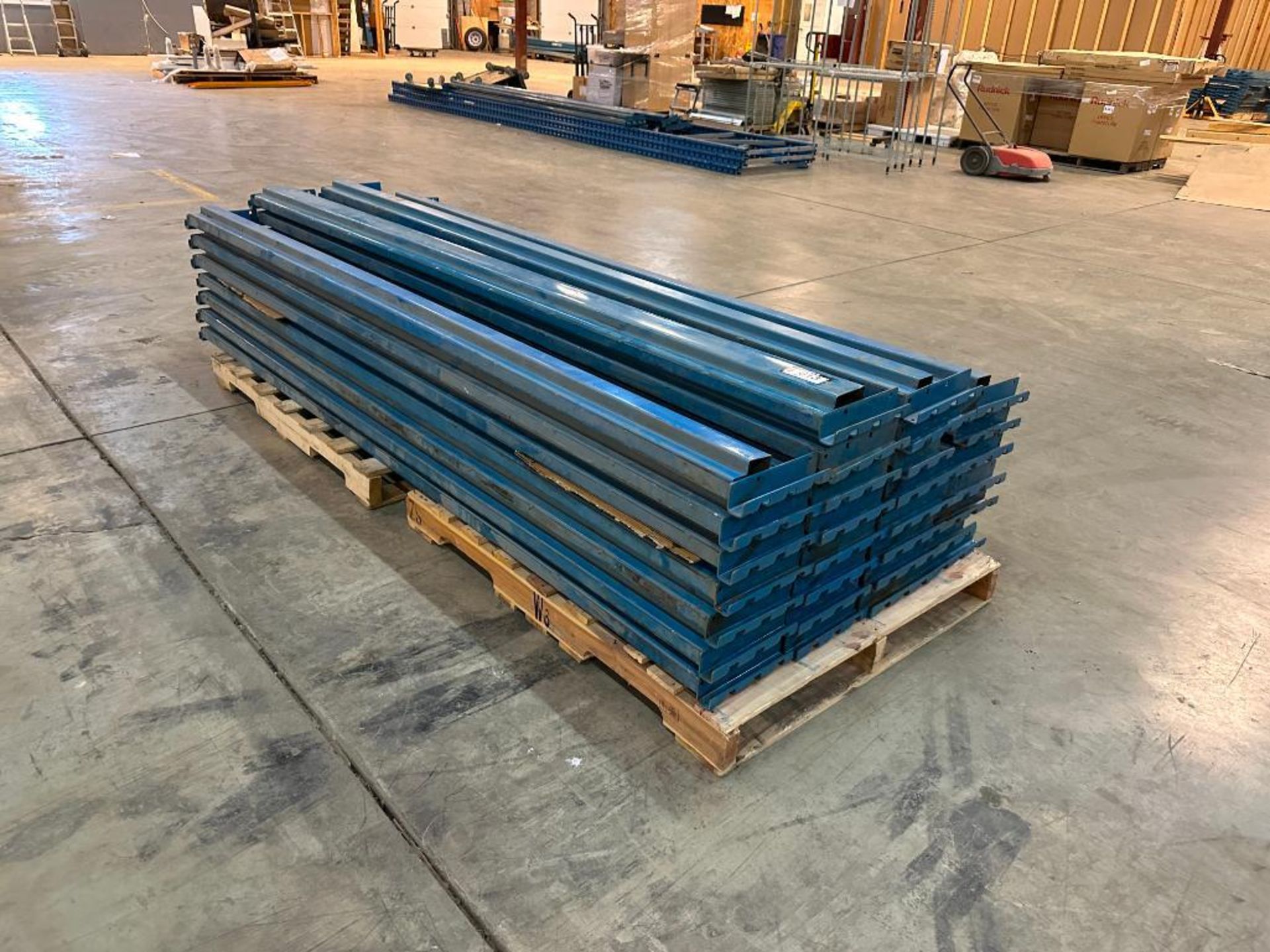 Lot of Approx. (30) 9' Pallet Racking Beams