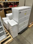 Lot of (5) Asst. Filing Cabinets