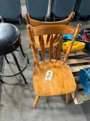 Lot of (2) Wood Chairs