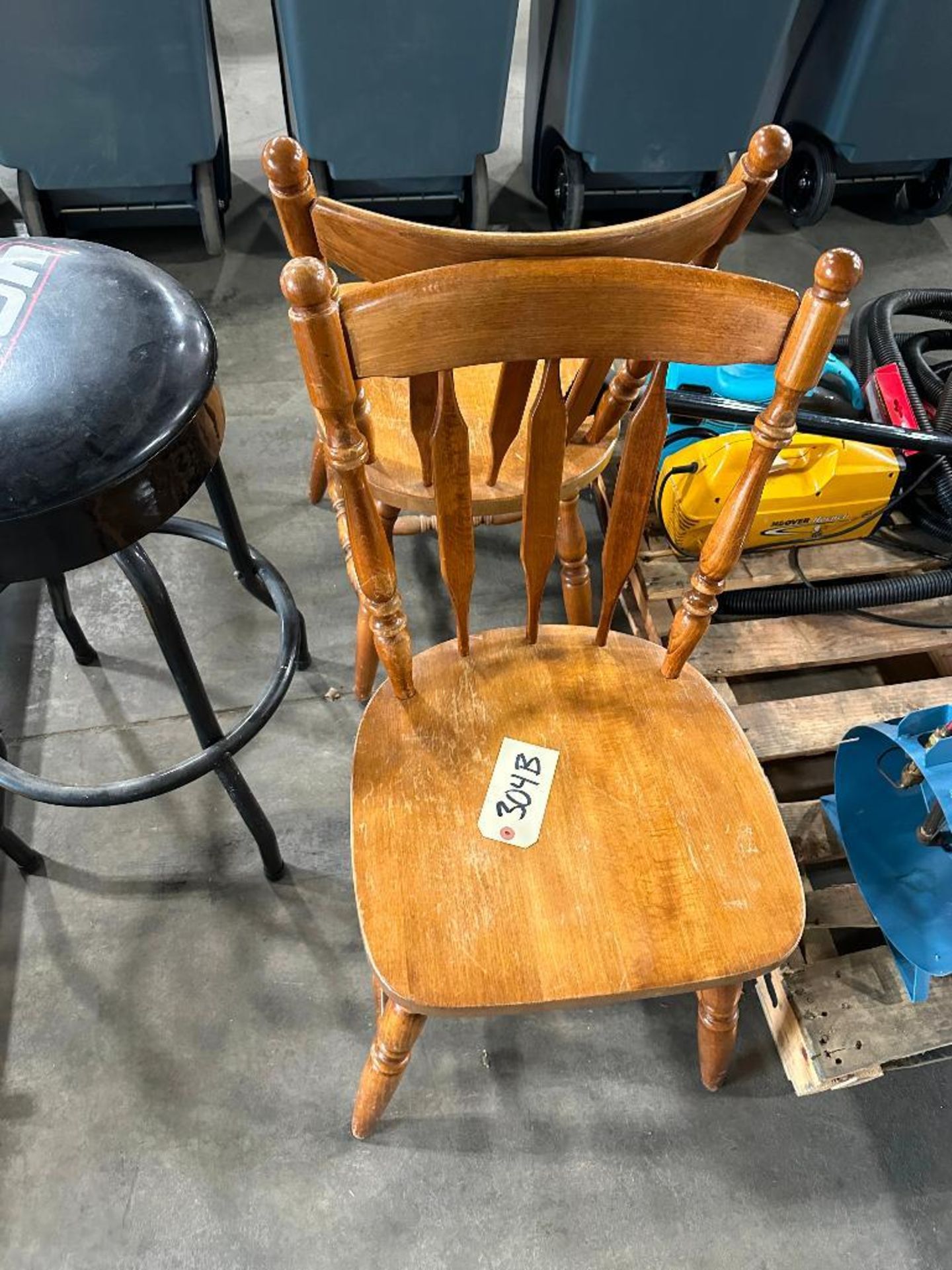 Lot of (2) Wood Chairs