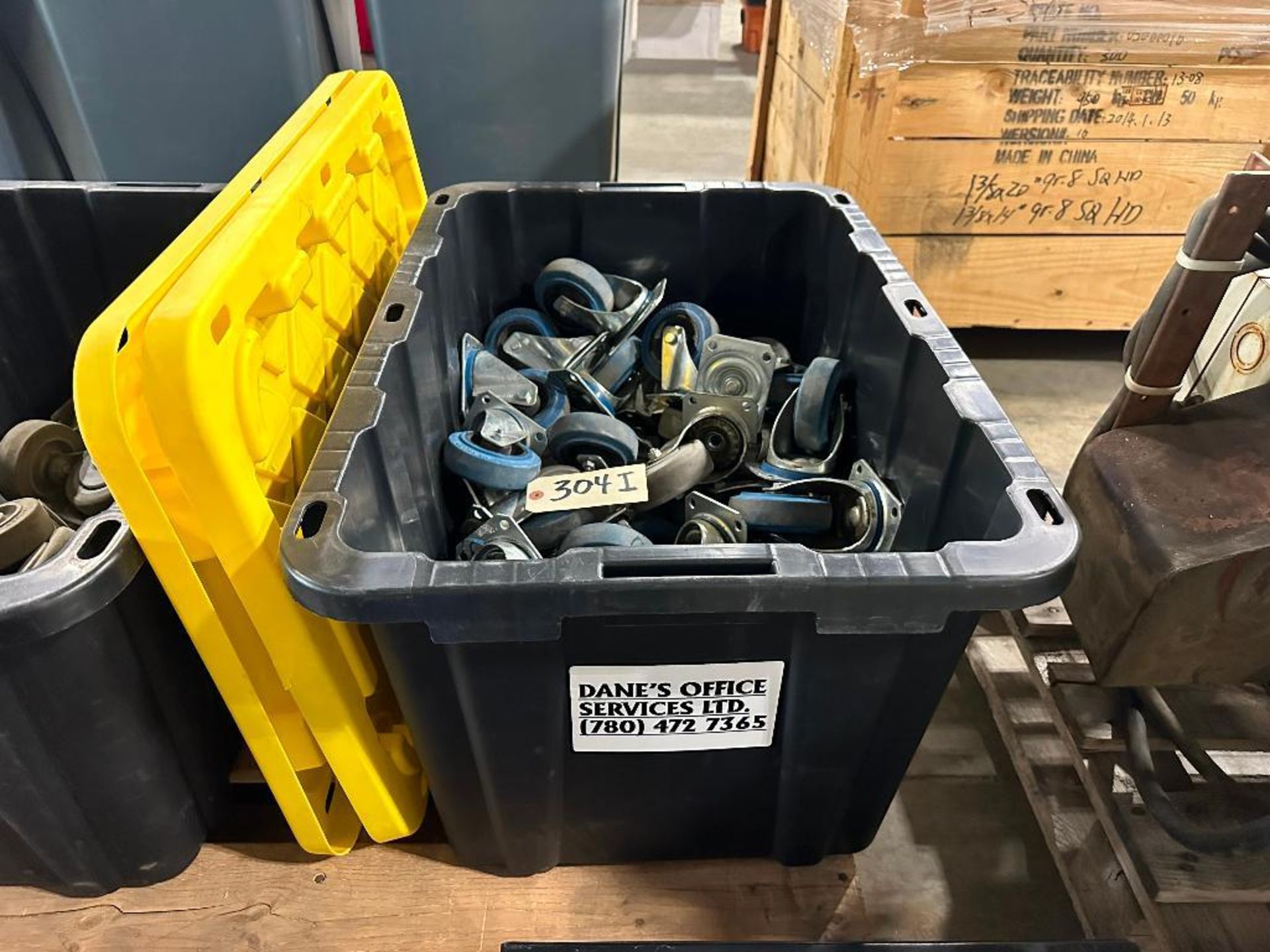 Tote of Asst. Caster Wheels