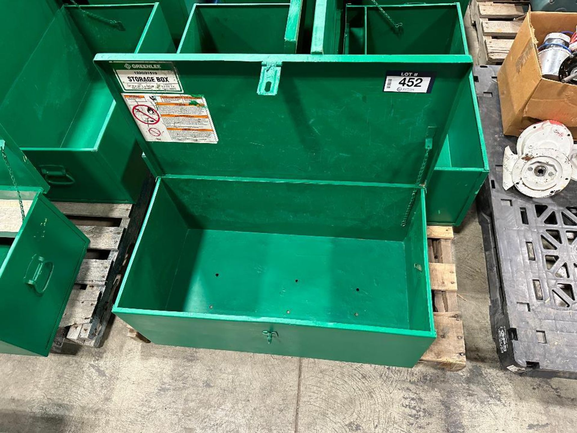 Greenlee Storage Box, 12" X 30" X 16" - Image 2 of 3