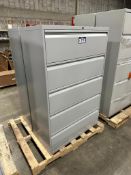 5-Drawer Lateral Filing Cabinet (Locked w/ No Key)