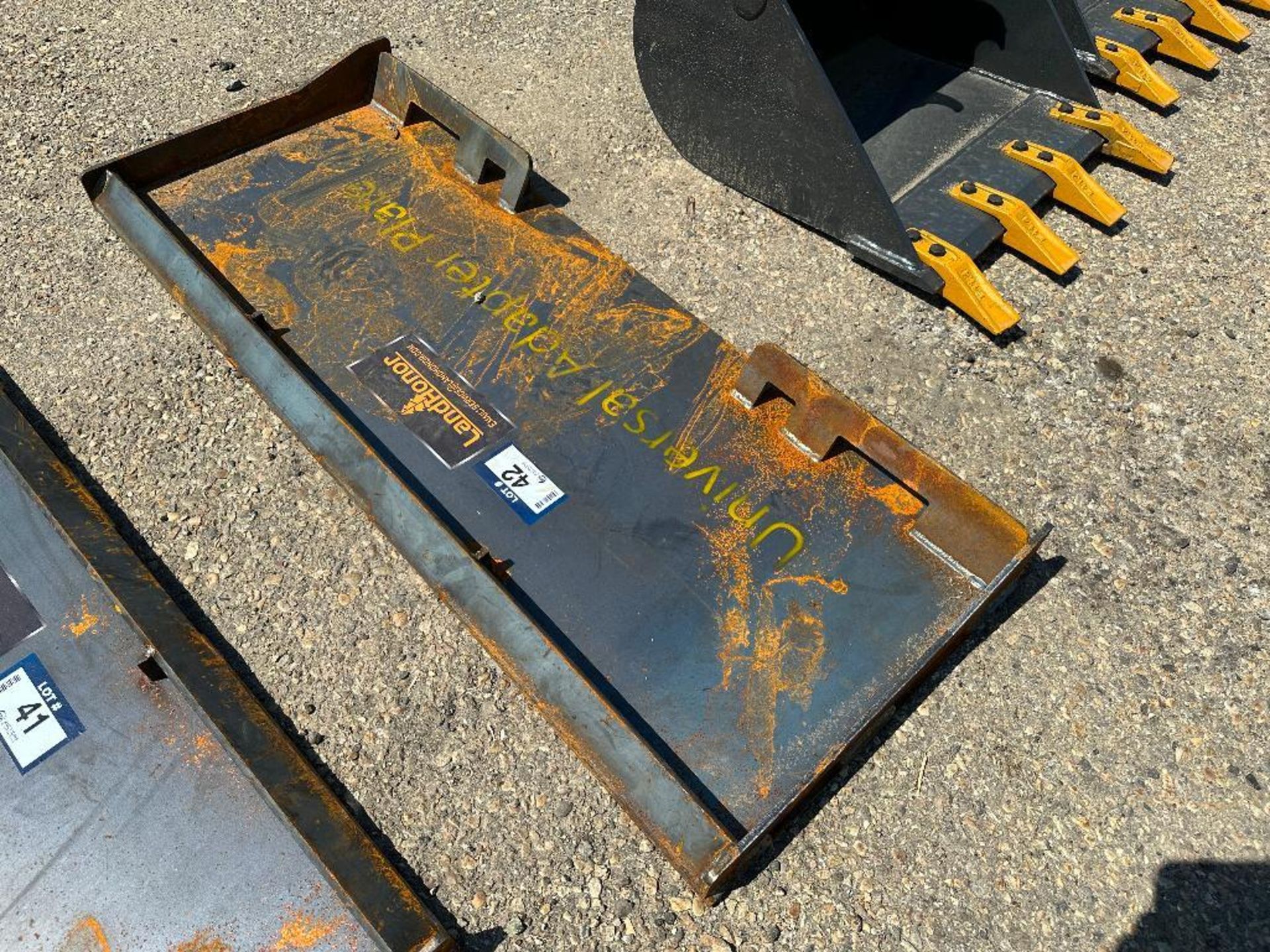 New 2023 LandHonor Skid Steer Universal Adapter Plate - Image 2 of 2