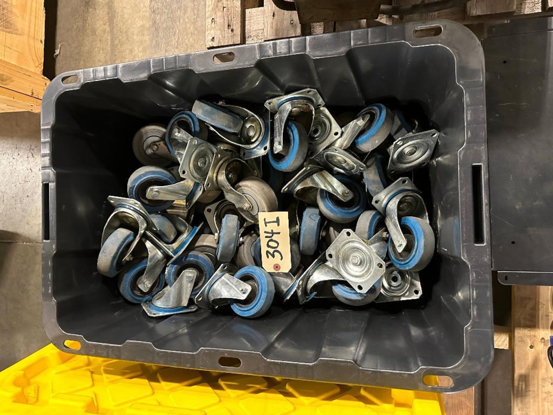 Tote of Asst. Caster Wheels - Image 2 of 3