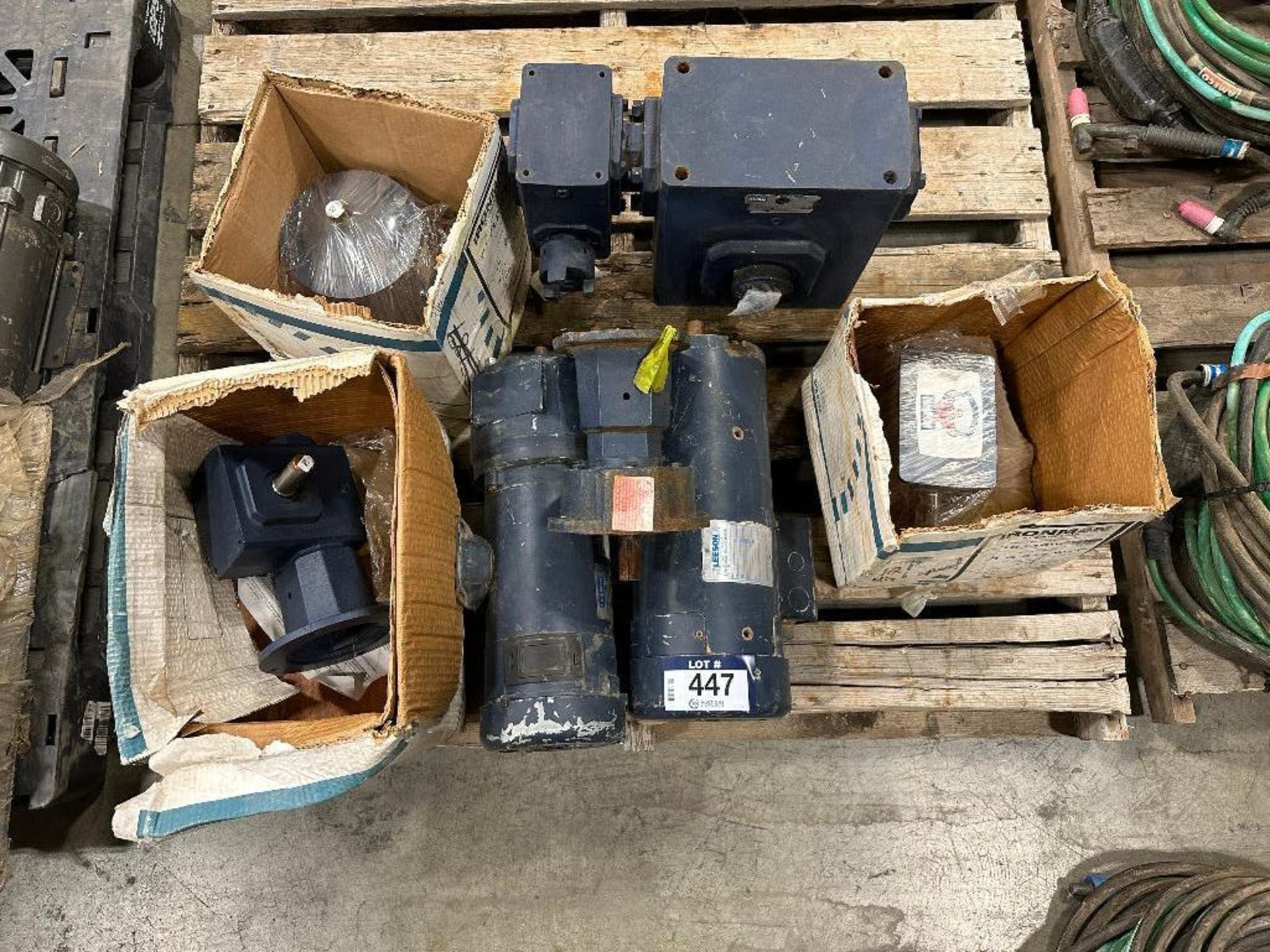 Lot of Asst. Electric Motors, Gear Boxes, etc.