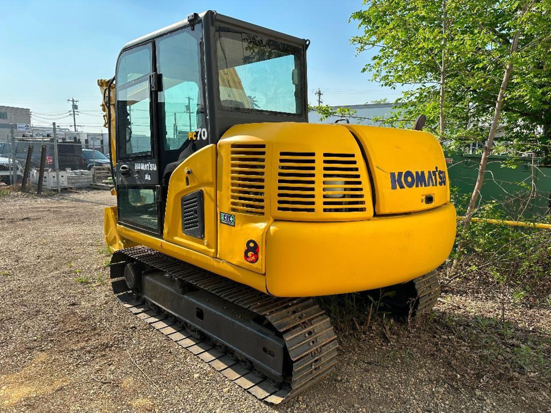 2012 Komatsu PC70-8 Compact Hydraulic Excavator w/ 32“ Dig Bucket, 3,820hrs Showing, VIN: KMTPC238C3 - Image 3 of 13