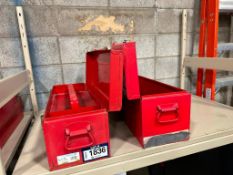 Lot of (2) Asst. Metal Tool Boxes